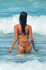 ALESSANDRA AMBROSIO in Bikini at a Beach in Florianopolis 01/22/2021