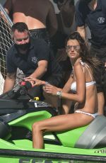 ALESSANDRA AMBROSIO in Bikini on a Jet Ski in Florianopolis 01/19/2021