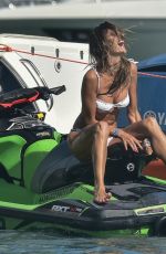 ALESSANDRA AMBROSIO in Bikini on a Jet Ski in Florianopolis 01/19/2021