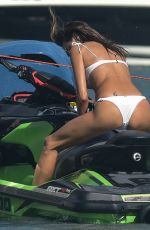 ALESSANDRA AMBROSIO in Bikini on a Jet Ski in Florianopolis 01/19/2021