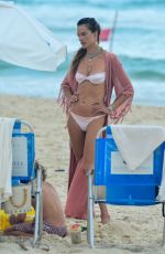 ALESSANDRA AMBROSIO in Bikini on the Beach in Florianopolis 01/08/2021