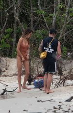 ALESSANDRA AMBROSIO in Swimsuit at a Beach in Rio de Janeiro 01/06/2021