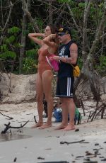 ALESSANDRA AMBROSIO in Swimsuit at a Beach in Rio de Janeiro 01/06/2021