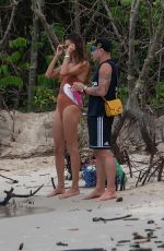 ALESSANDRA AMBROSIO in Swimsuit at a Beach in Rio de Janeiro 01/06/2021