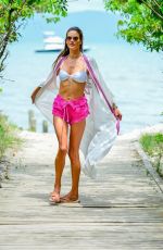 ALESSANDRA AMBROSIO Out a ta Beach in Florianopolis 01/05/2021