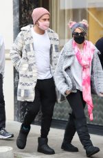 ALEXA BLISS and Ryan Cabrera Shopping on Rodeo Drive in Beverly Hills 01/23/2021