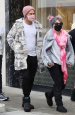 ALEXA BLISS and Ryan Cabrera Shopping on Rodeo Drive in Beverly Hills 01/23/2021