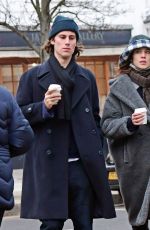 ALEXA CHUNG and Orson Fry Out in London 01/10/2021