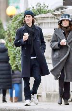 ALEXA CHUNG and Orson Fry Out in London 01/10/2021