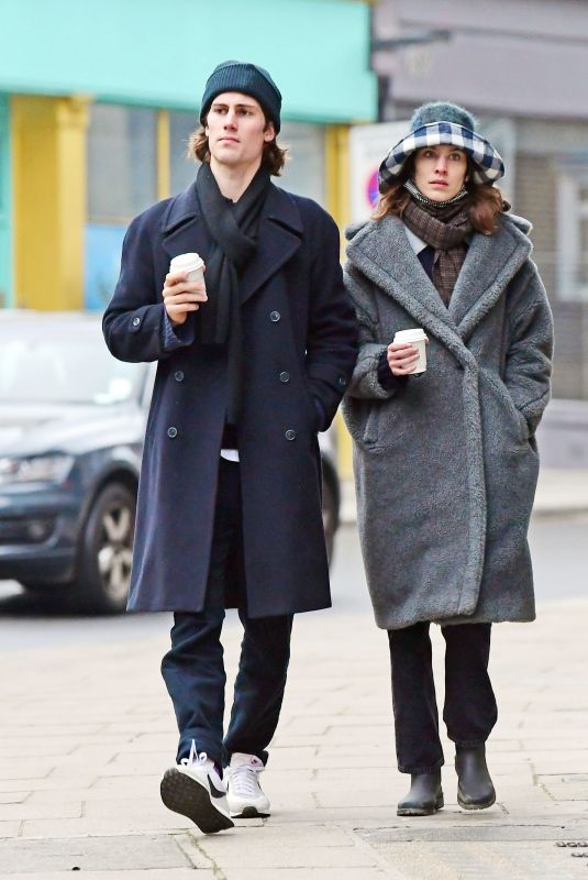 ALEXA CHUNG and Orson Fry Out in London 01/10/2021