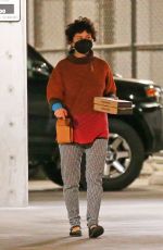 ALIA SHAWKAT Shopping at Erewhon Market in Los Angeles 01/21/2021