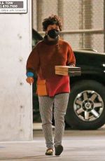 ALIA SHAWKAT Shopping at Erewhon Market in Los Angeles 01/21/2021