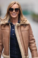 AMANDA HOLDEN Arrives at Heart Radio in London 01/04/2021