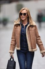AMANDA HOLDEN Arrives at Heart Radio in London 01/04/2021