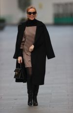 AMANDA HOLDEN Arrives at Heart radio in London 01/07/2021