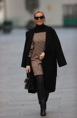 AMANDA HOLDEN Arrives at Heart radio in London 01/07/2021