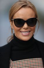 AMANDA HOLDEN Arrives at Heart radio in London 01/07/2021