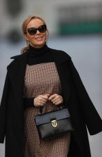 AMANDA HOLDEN Arrives at Heart radio in London 01/07/2021