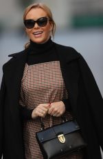 AMANDA HOLDEN Arrives at Heart radio in London 01/07/2021