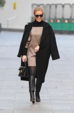 AMANDA HOLDEN Arrives at Heart radio in London 01/07/2021