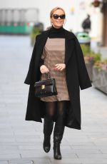 AMANDA HOLDEN Arrives at Heart radio in London 01/07/2021