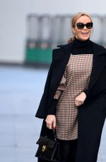 AMANDA HOLDEN Arrives at Heart radio in London 01/07/2021