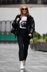 AMANDA HOLDEN Arrives at Heart Radio in London 01/27/2021
