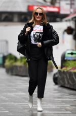 AMANDA HOLDEN Arrives at Heart Radio in London 01/27/2021