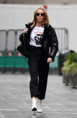AMANDA HOLDEN Arrives at Heart Radio in London 01/27/2021