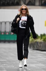 AMANDA HOLDEN Arrives at Heart Radio in London 01/27/2021