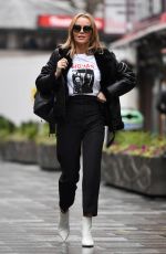 AMANDA HOLDEN Arrives at Heart Radio in London 01/27/2021