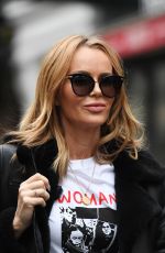 AMANDA HOLDEN Arrives at Heart Radio in London 01/27/2021