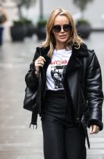 AMANDA HOLDEN Arrives at Heart Radio in London 01/27/2021