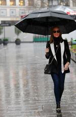 AMANDA HOLDEN Leaves Heart Radio in London 01/29/2021