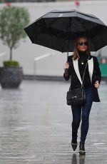 AMANDA HOLDEN Leaves Heart Radio in London 01/29/2021