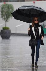 AMANDA HOLDEN Leaves Heart Radio in London 01/29/2021