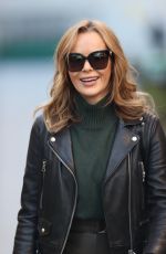 AMANDA HOLDEN Leaves Heart Radio Studios in London 01/25/2020