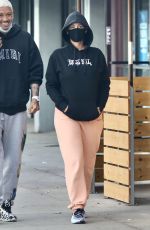 AMBER ROSE and Alexander Edwards Out for Lunch in Los Angeles 01/07/2021