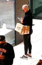 AMBER ROSE Shopping at Westfields in Los Angeles 01/15/2021