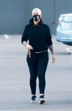 AMBER ROSE Shopping at Westfields in Los Angeles 01/15/2021