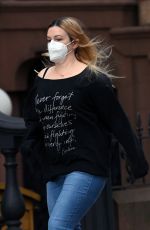 AMBER TAMBLYN Leaves Her Home in New York 12/30/2020