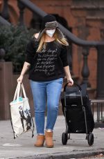 AMBER TAMBLYN Leaves Her Home in New York 12/30/2020