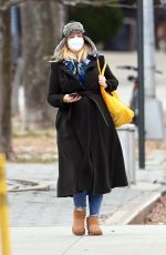 AMBER TAMBLYN Out awith Her Dog in New York 12/30/2020