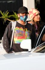 AMELIA HAMLIN and Scott Disick Arrives in Los Angeles 01/06/2021