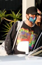 AMELIA HAMLIN and Scott Disick Arrives in Los Angeles 01/06/2021