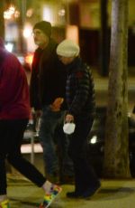 ANNA FARIS and Mike Barrett Night Out in Los Angeles 01/27/2021