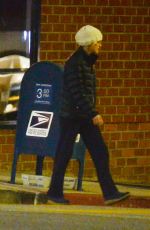 ANNA FARIS and Mike Barrett Night Out in Los Angeles 01/27/2021