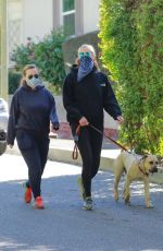 ANNA OSCEOLA Out with Her Dog in Los Feliz 01/26/2021
