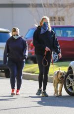 ANNA OSCEOLA Out with Her Dog in Los Feliz 01/26/2021