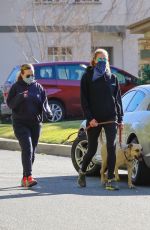 ANNA OSCEOLA Out with Her Dog in Los Feliz 01/26/2021